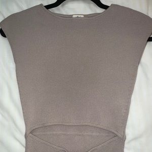 Aritzia Taupe Top